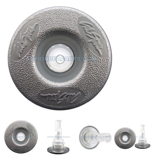 PLU21703414 Jet Insert Cal Spa 2'' Euro Cyclone No Eyeball Silver