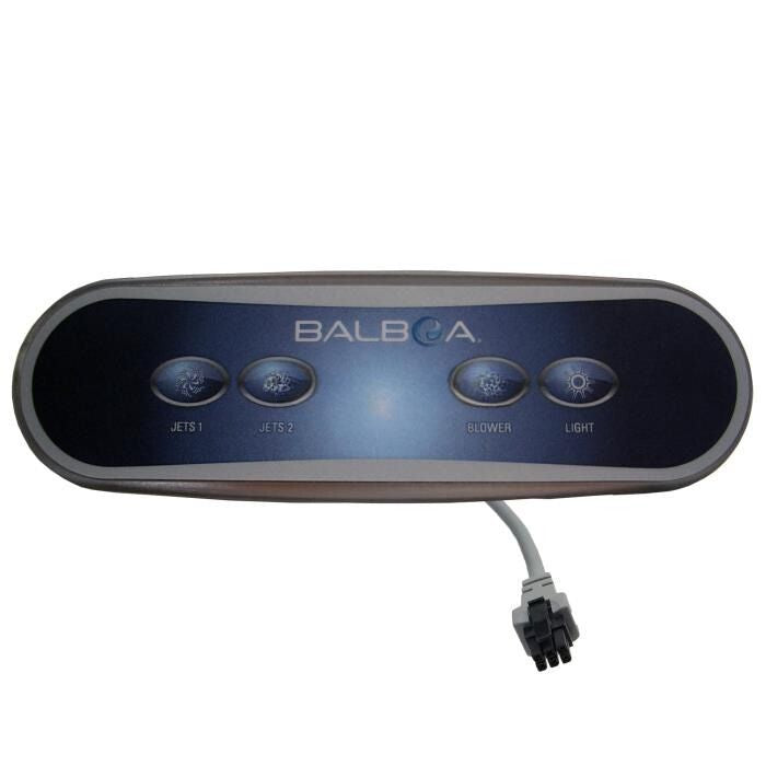 52678 Balboa ® Control Panel Auxiliary 4 Button (Jet 1 Jet 2 Blower & Light) AX40