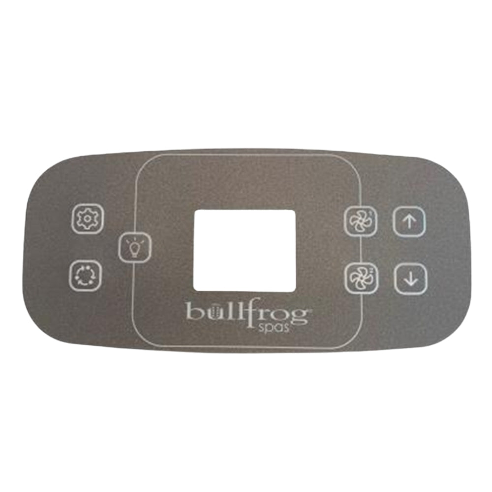 65-01008 Bullfrog Spas® Control Overlay, X-SRS K507, 2P BF