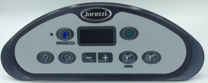 6600-383 Jacuzzi® Control Panel J-300 LCD 2 Pump -Replaces 6600-339