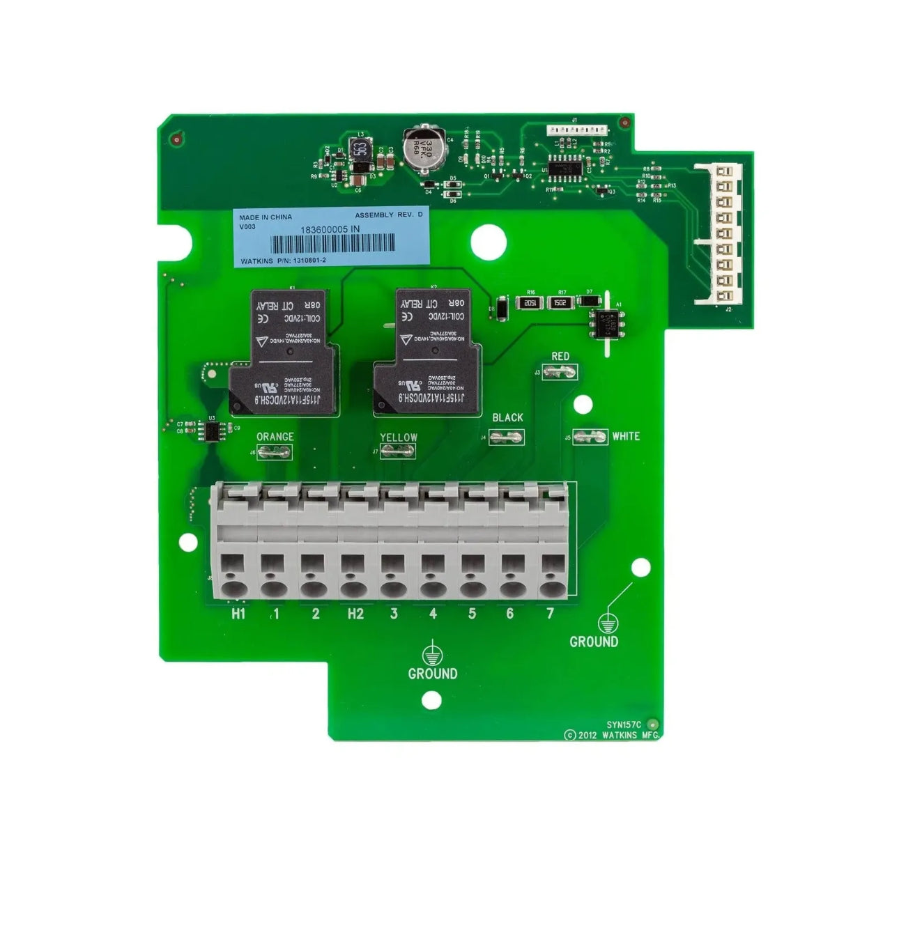 Hot Spring/Caldera HEATER RELAY BOARD