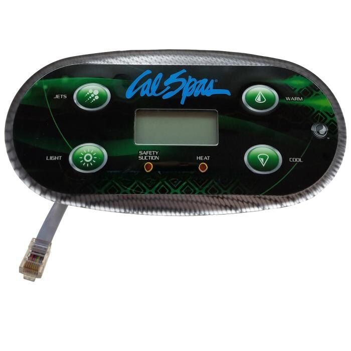 ELE09900191 Cal Spa® Control Panel Duplex Digital 4 Button VL406U LCD