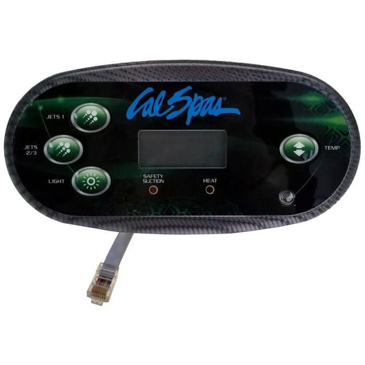 ELE50169-02 Cal Spa® Control Panel VL406T Pump 2/3 Button