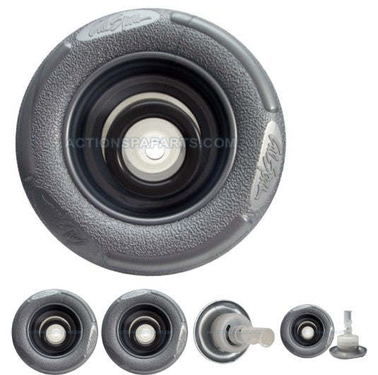 PLU21703408 Jet Insert Cal Spa 3-1/2'' Maxi Flow Directional Grey