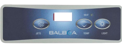 10753 Balboa ® Topside Control Overlay, 3-Button, Lite Duplex VL403 (use 10752)