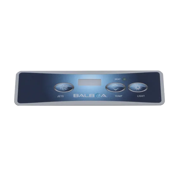 10839 Balboa ® Topside Control Overlay, Lite Duplex, 3-Button, LCD
