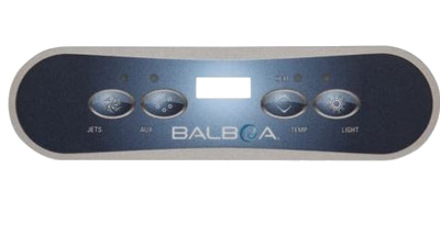 11345 Balboa ® Topside Control Overlay, ML400, 4-Btn, LCD