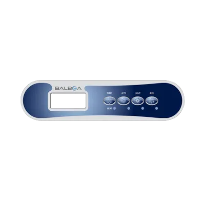 12511 Balboa ® Topside Control Overlay, TP400T, LCD, 4-Button