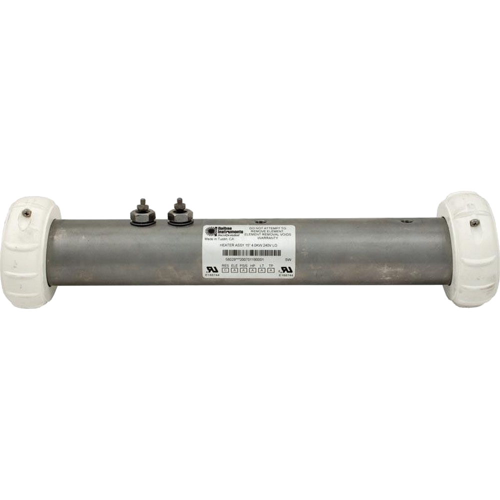 58029 Balboa Heater Assembly, Flow Thru, No Pressure Switch & Sensor