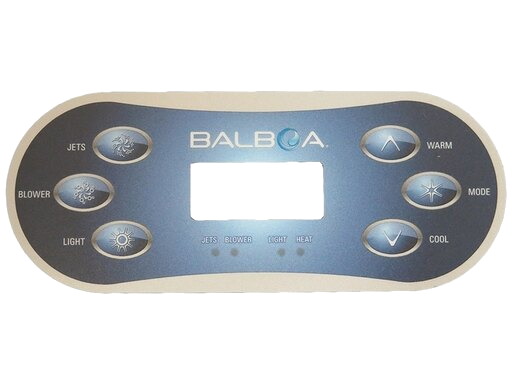 11773 Balboa ® Topside Overlay, 6-Button, VL600S, LCD
