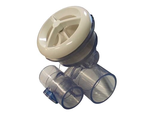 16-5250WHT Balboa ® Microssage Jet Assembly 1.5" x 1" (White)