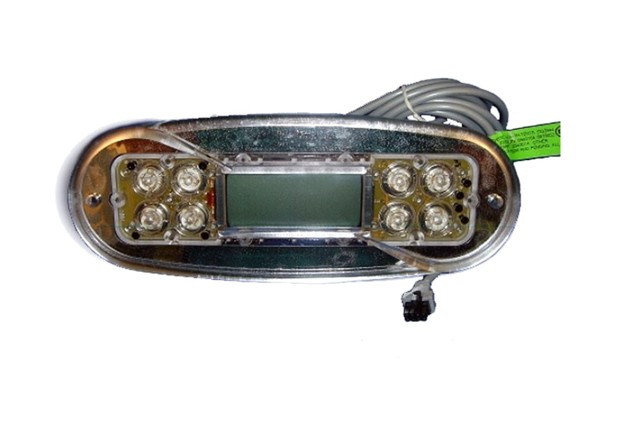 X310120 Master Spas ® MP700 Control Panel, 8-Btn, Legend | Spa Parts Experts