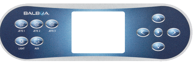 17381 Balboa ® Topside Overlay, TP700, 10-Btn (3 Pump + Aux)