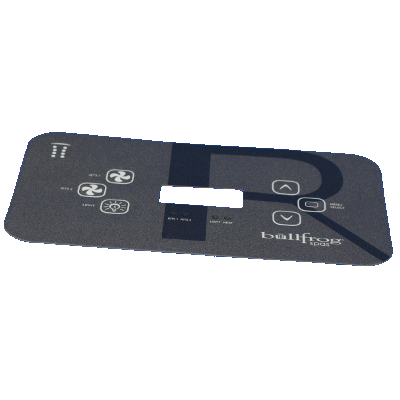 65-00104 Bullfrog ® Spas Topside Overlay, 6-Btn, TP600