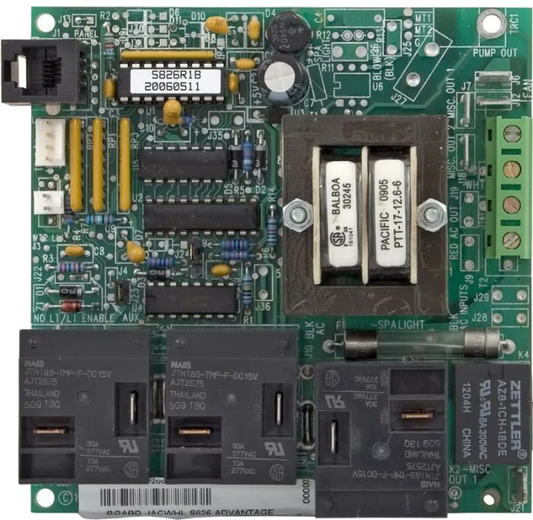 52399 Balboa/Jacuzzi ® Circuit Board, S826R1A, Advantage System