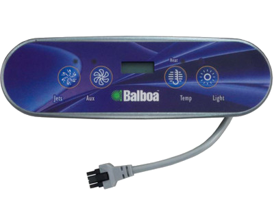 52684 Balboa ® Control Panel, ML400, 4-Button, LCD, w/Overlay