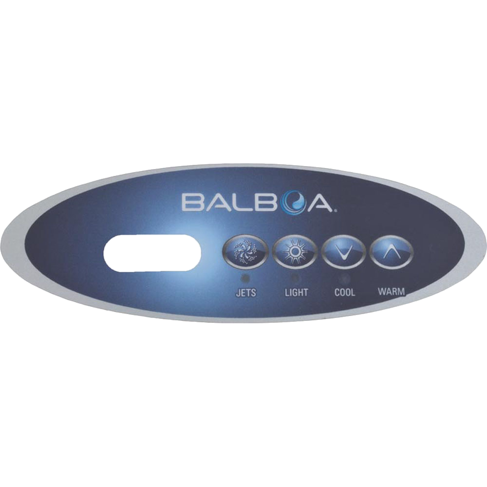 11745 Balboa® Overlay, VL240, 4-Button, Oval, LCD