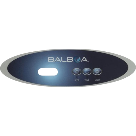 11724 Balboa ® Topside Control Overlay, VL260, Oval, LCD, 3-Button