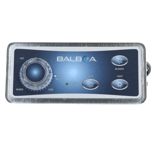51221 Balboa ® Topside Control, Duplex Analog, 3-Btn, w/Temp Knob