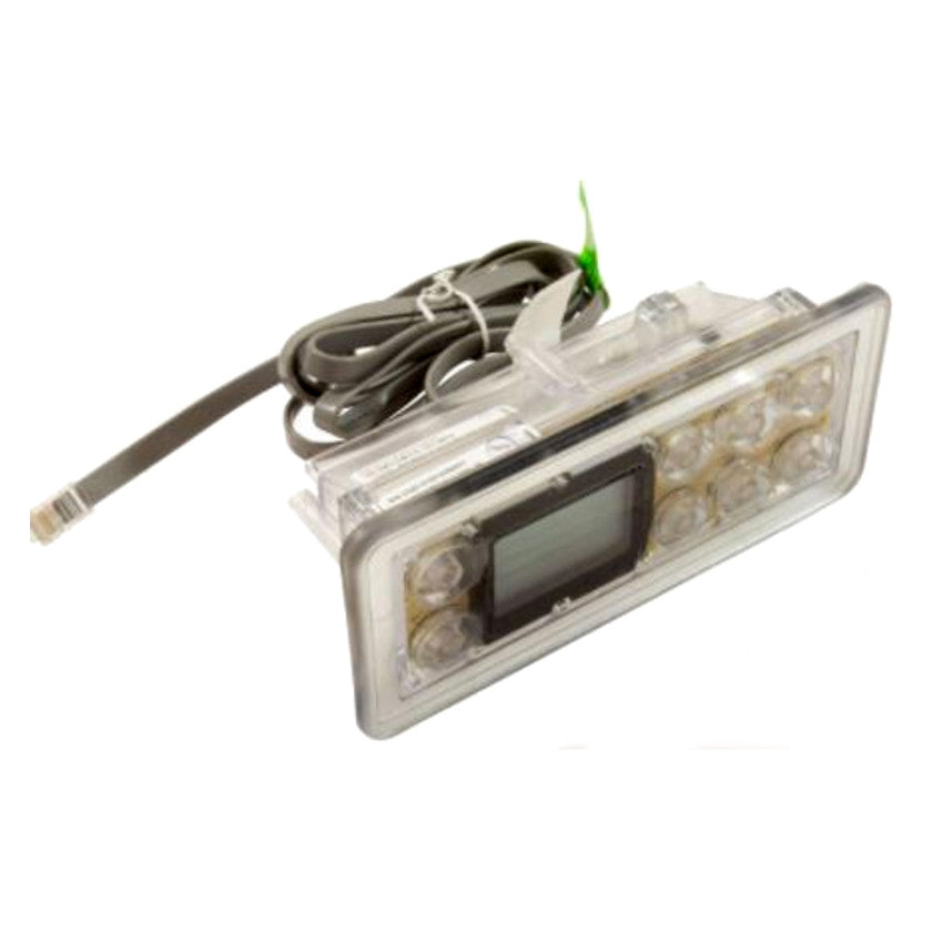 54121 Balboa ® Control Panel, VL801D, Deluxe, 8-Button (No Overlay)