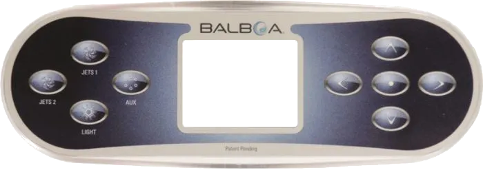 12512 Balboa ® Topside Control Overlay, TP800, 9-Button