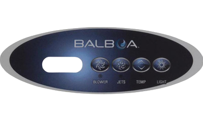 11520 Balboa ® Topside Control Overlay, 4-Btn, VL240