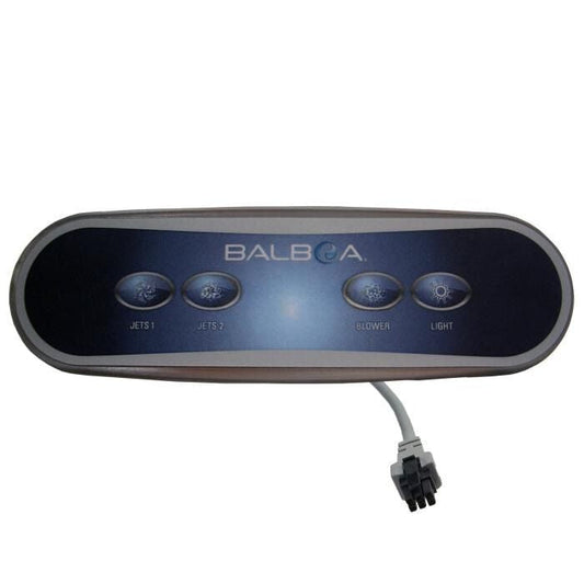 52678 Balboa ® Control Panel Auxiliary 4 Button (Jet 1 Jet 2 Blower & Light) AX40