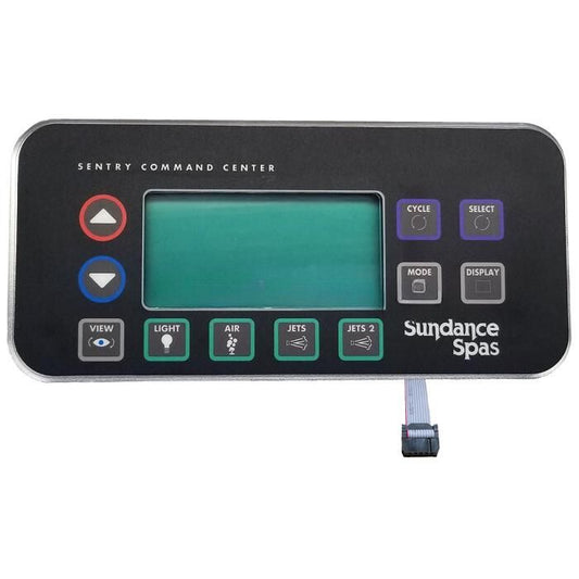 6600-892 Sundance ® Control Panel  Spas Topside 3/93-1999 800/850 (2-Pump)