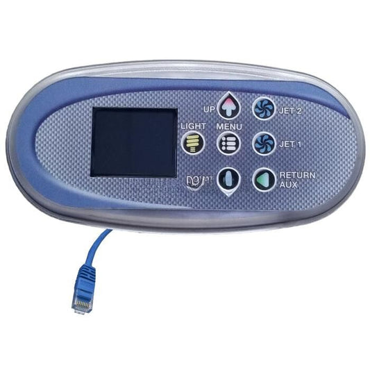 777-WW00382 Waterway® Control Panel NEO1100 Color LCD 7-Button 2 Pump