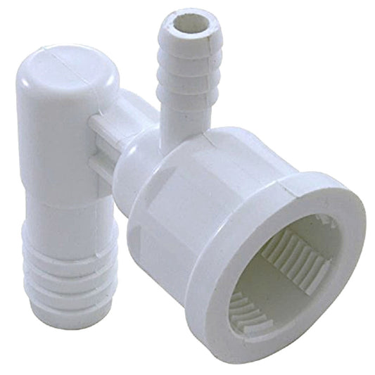 46927200 Balboa ® Jet Body, Euro, 3/8" Brb x 3/4" Brb, Elbow | Spa Parts Experts