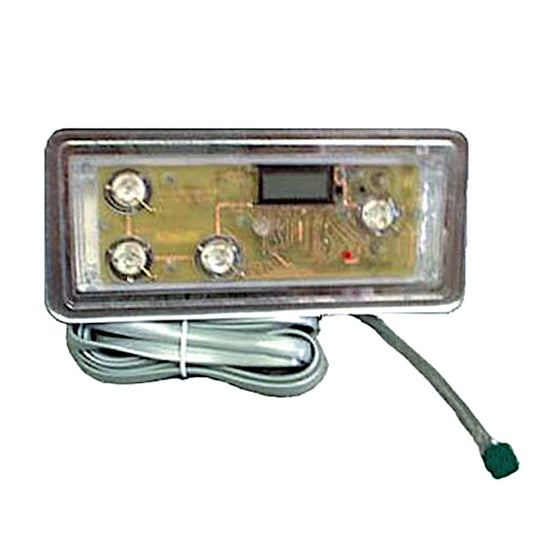 X310850 Master Spas ® 4-Btn Control Panel, MAS225, LCD | Spa Parts Experts