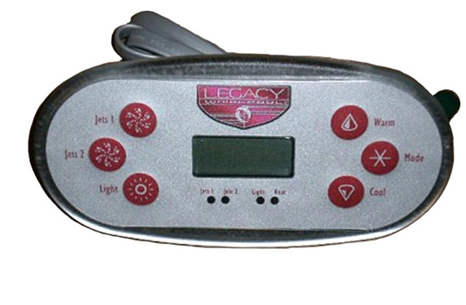 X310135 Topside Control Panel, Master Spa VL600S 2 Pump Panel with Leg ...