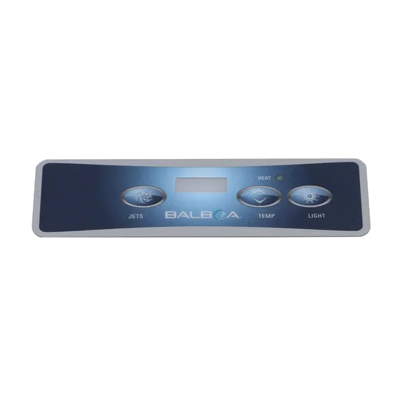 10839 Balboa® Topside Control Overlay, Lite Duplex, 3-Button, LCD