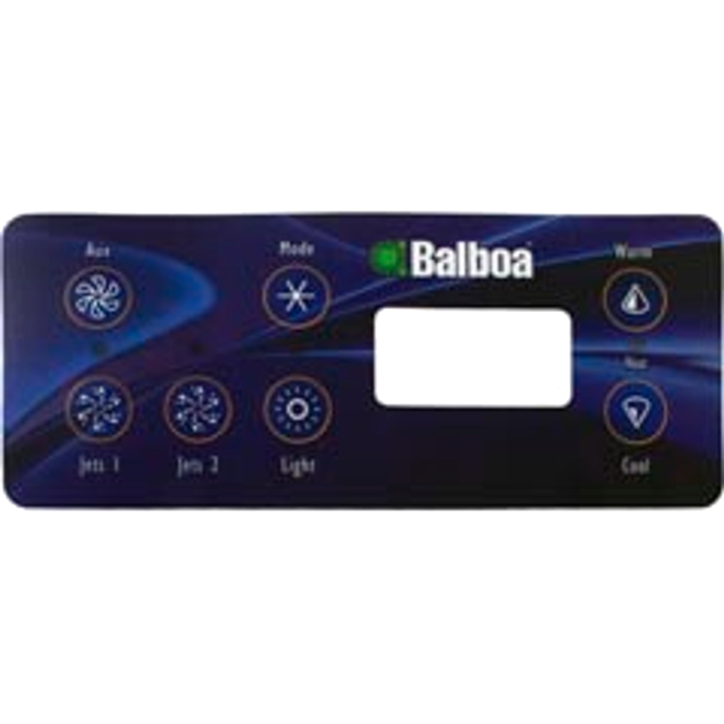11159 Balboa® Overlay, VL701S Serial Standard, LCD, 7-Button