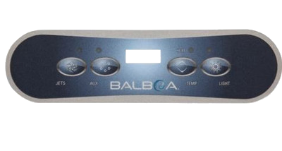 11345 Balboa® Topside Control Overlay, ML400, 4-Btn, LCD