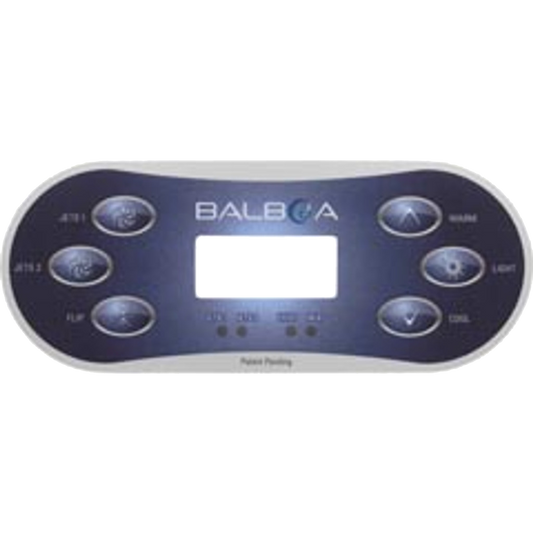 12198 Balboa ® Overlay for Topside Control Panels, Balboa ® TP600 Series