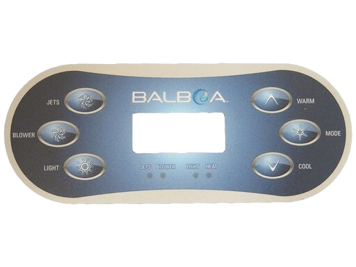 11773 Balboa® Topside Overlay, 6-Button, VL600S, LCD