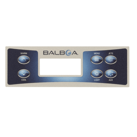 17183 Balboa® Topside Control Overlay, TP500, 6-Button