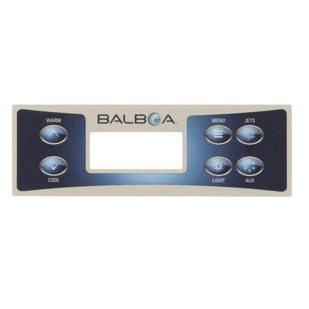 17183 Balboa ® Topside Control Overlay, TP500, 6-Button