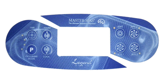 X509009 Master Spas® Overlay for MP700, 8-Btn, LCD | Spa Parts Experts