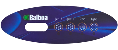 11764 Balboa® Topside Control Overlay, 4-Button, VL240