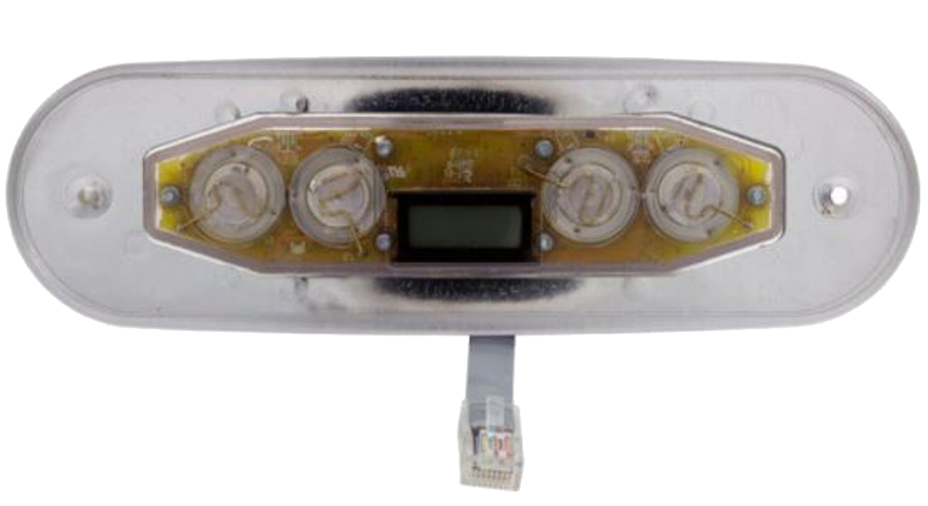 55130 Balboa® Spaside Control Panel, VL400, Lite Duplex, LCD (No Overlay)