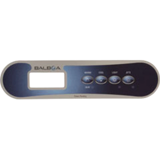 12510 Balboa ® Topside Overlay, TP400W, 4-Button, LCD