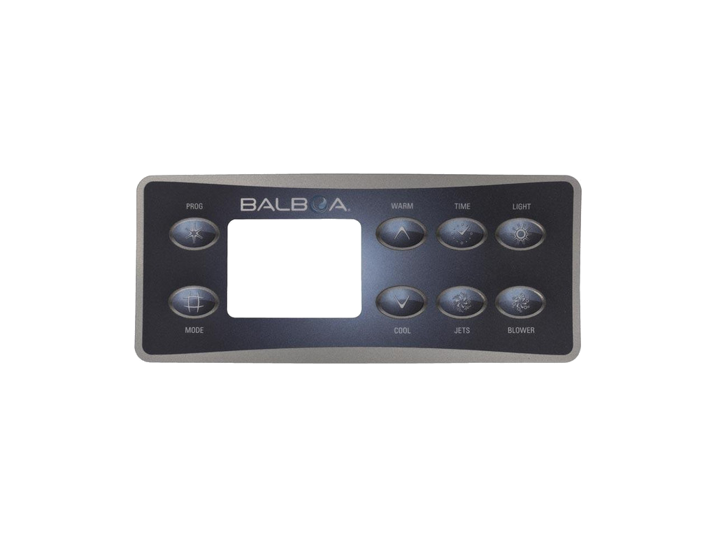 10299 Balboa® Topside Overlay, Deluxe 8-button for 51058 Panel