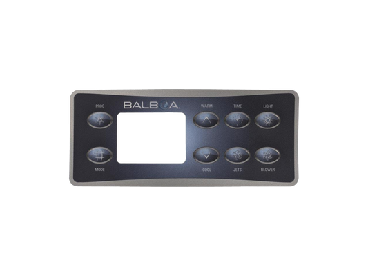 10299 Balboa ® Topside Overlay, Deluxe 8-button for 51058 Panel
