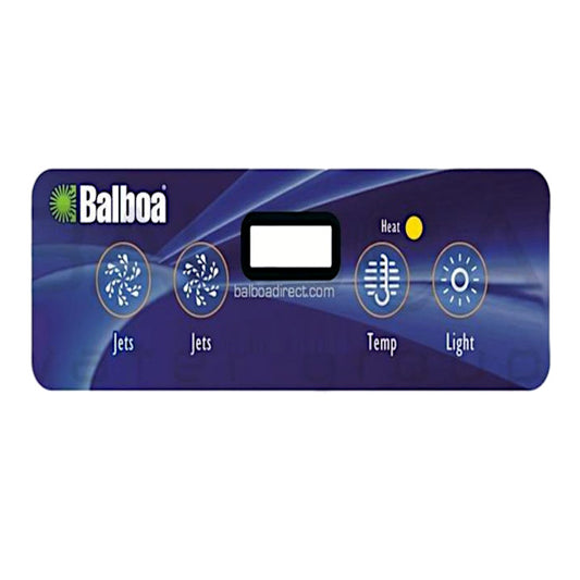11671 Balboa ® Topside Control Overlay, 4-Button, VL401 Lite Duplex, LCD