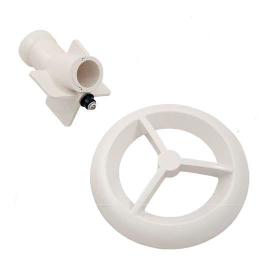 16-5230WHT Balboa/ITT ® Jet Grill/Flow Path 3-1/2 €� Assembly, HydroAir ® Micro'ssage