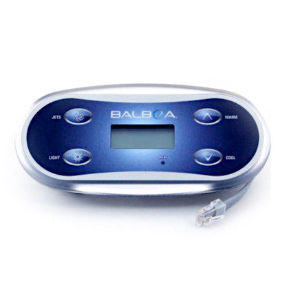 55350 Balboa ® Topside 4-Button Control Panel, VL406U, Oval, LCD (G8247 + 11947)