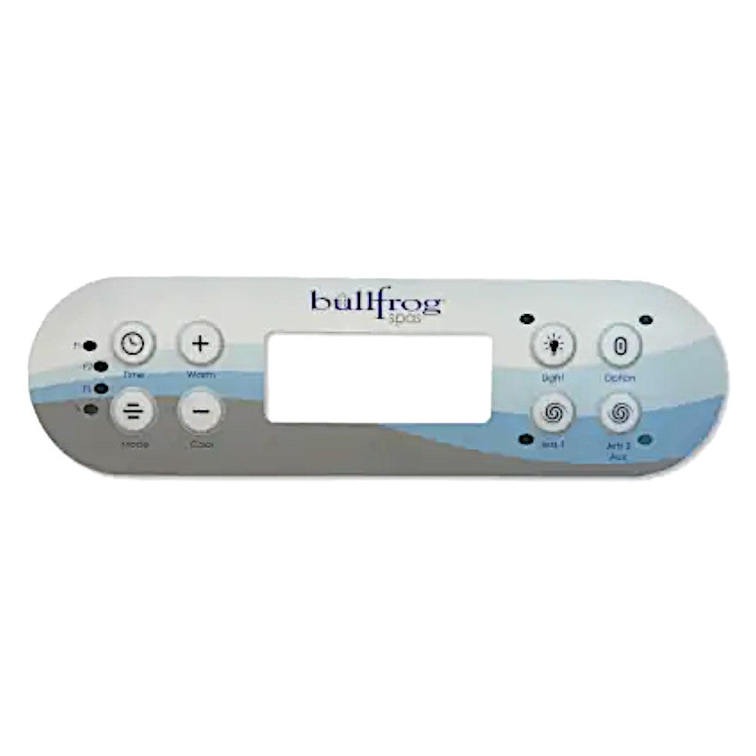 65-1860 Bullfrog® | Control Overlay, 8-Button | Spa Parts Experts
