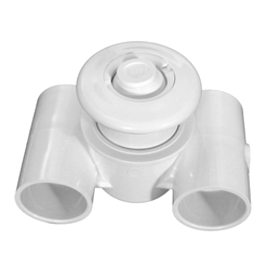 10-5300WHT Balboa® Jet Assembly, Hydro-Jet, Stacked, Extended (White)